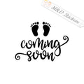 2x Baby coming soon Vinyl Decal Sticker Different colors & size for Cars/Bikes/Windows