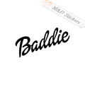 2x Baddie Barbie style Vinyl Decal Sticker Different colors & size for Cars/Bikes/Windows