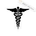 2x Medical symbol Vinyl Decal Sticker Different colors & size for Cars/Bikes/Windows