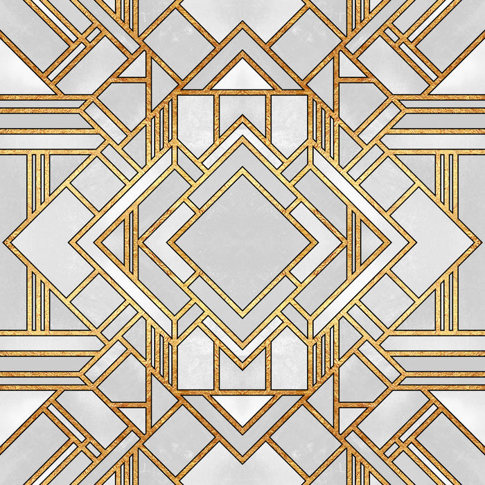 Art Deco 1 by Elisabeth Fredriksson on GIANT ART - white mixed media