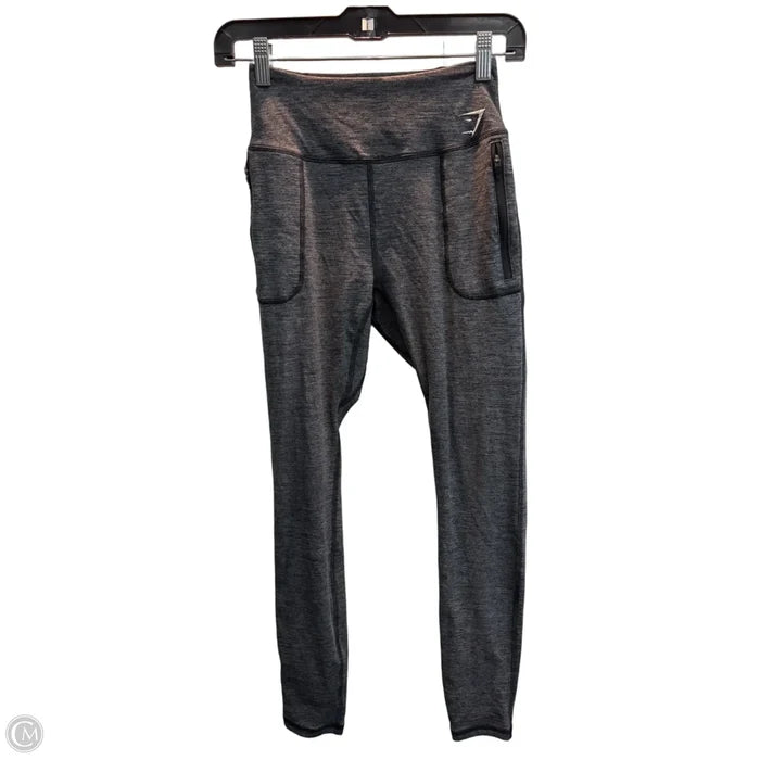 Athletic Leggings By Gym Shark In Grey, Size: S