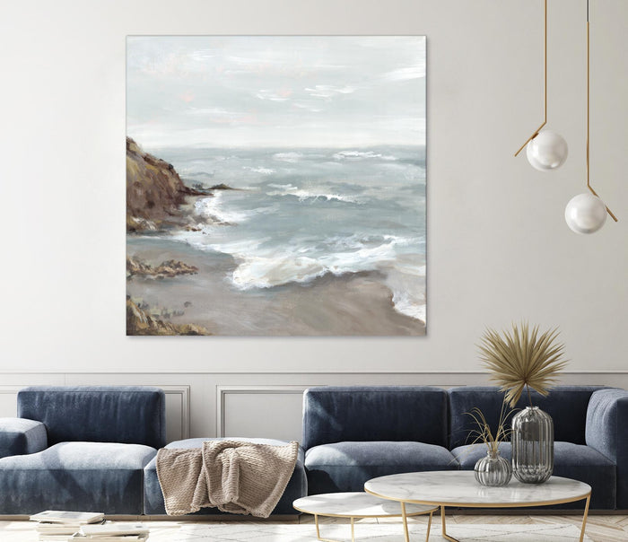 Beautiful Bay by Eva Watts on GIANT ART - blue abstract vacation