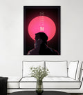Blade Runner 2049 by Tibor Lovas on GIANT ART - pink digital painting