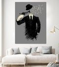 Blown by Anthony Aves on GIANT ART - gray digital painting