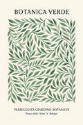 Botanica Verde by M Studio on GIANT ART - green botanical framed canvas