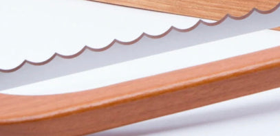 BOW KNIFE- cherry wood artisan made in NY Right & Left Handed