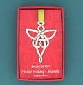 CELTIC ANGEL HOLIDAY ORNAMENT - Pewter