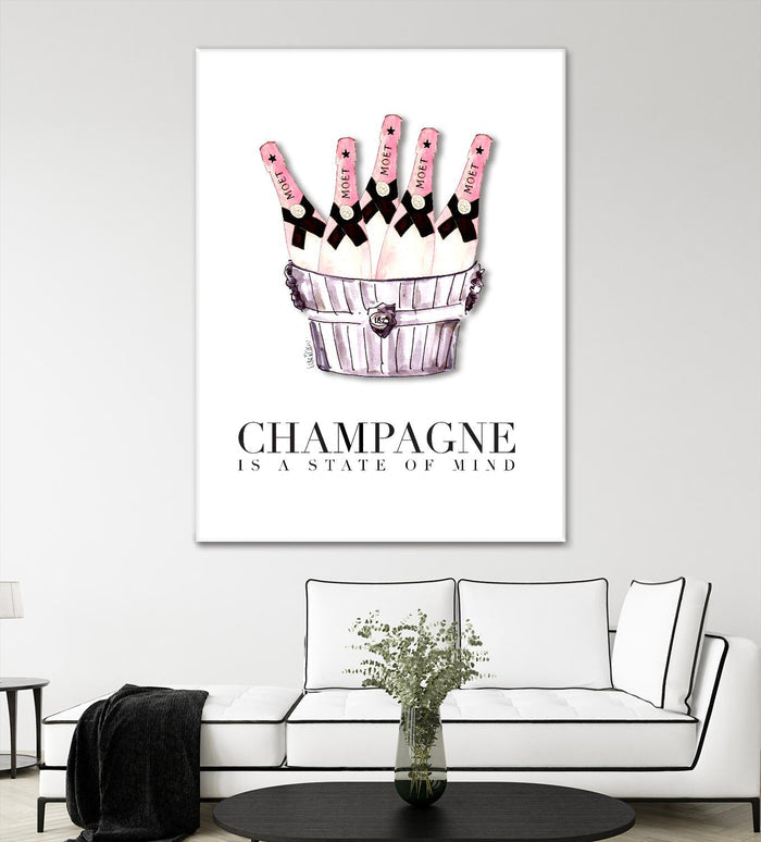 Champagne is A State of Mind by Mercedes Lopez Charro on GIANT ART