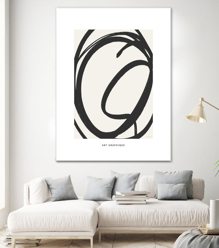 Circle I by M Studio on GIANT ART - black and white