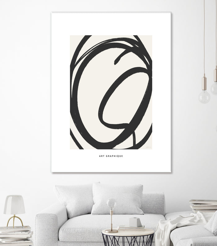 Circle I by M Studio on GIANT ART - black and white