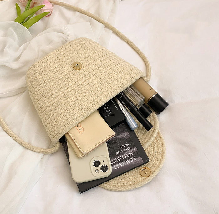 CL1627 - Woven Cotton Rope Bag