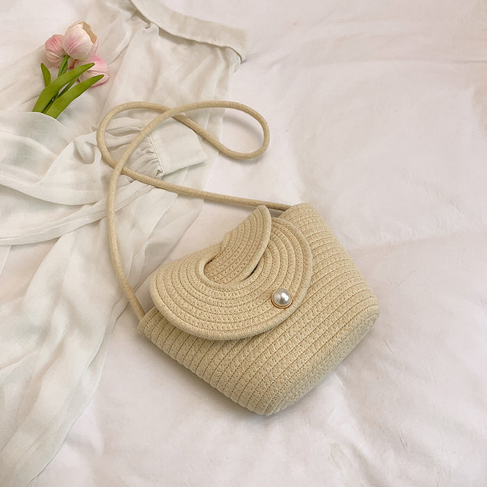 CL1627 - Woven Cotton Rope Bag