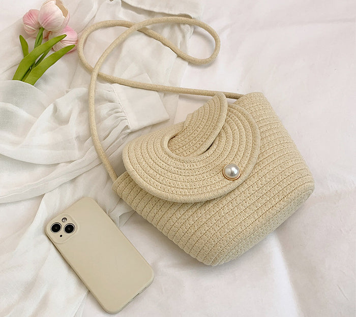 CL1627 - Woven Cotton Rope Bag