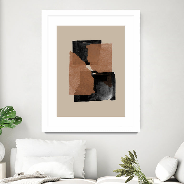 Matted and Framed White / 20 x 24 inches