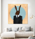 David Lynch - Rabbit by Andrew Turner on GIANT ART - blue mixed media
