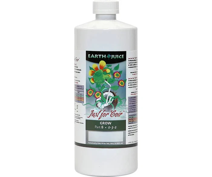 Earth Juice Just for Coir Grow Part B™ Quart