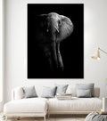 Elephant! by WildPhotoArt on GIANT ART - white black&white nature