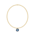 Enewton Reflections Blue Sapphire Crystal Birthstone Bracelet – 2mm 14kt Gold-Filled