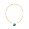 Enewton Reflections Blue Zircon Crystal Birthstone Bracelet – 2mm 14kt Gold-Filled