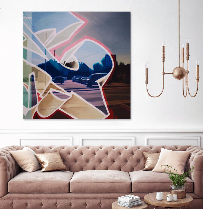False Future by James Nye on GIANT ART - beige street art graffiti