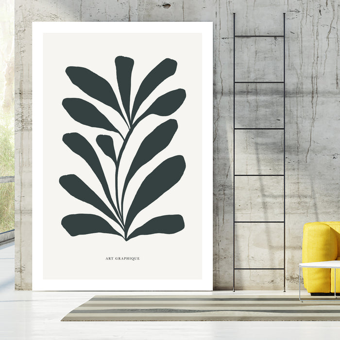 Flowers II by M Studio on GIANT ART - beige scandinavian