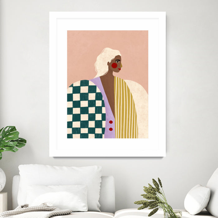 Matted and Framed White / 20 x 24 inches