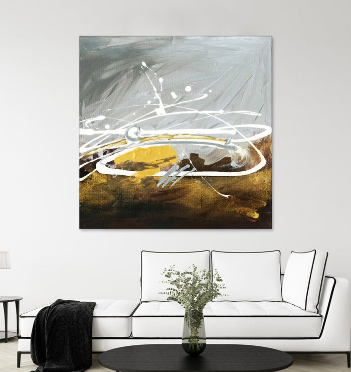 Golden Abstract by Meejlau on GIANT ART - gold abstract