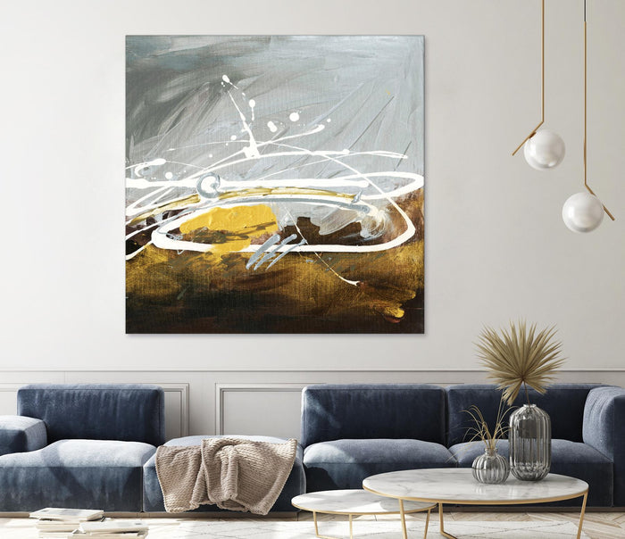Golden Abstract by Meejlau on GIANT ART - gold abstract