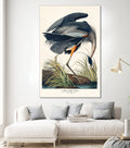Great Blue Heron by John James Audubon on GIANT ART - green botanical nature