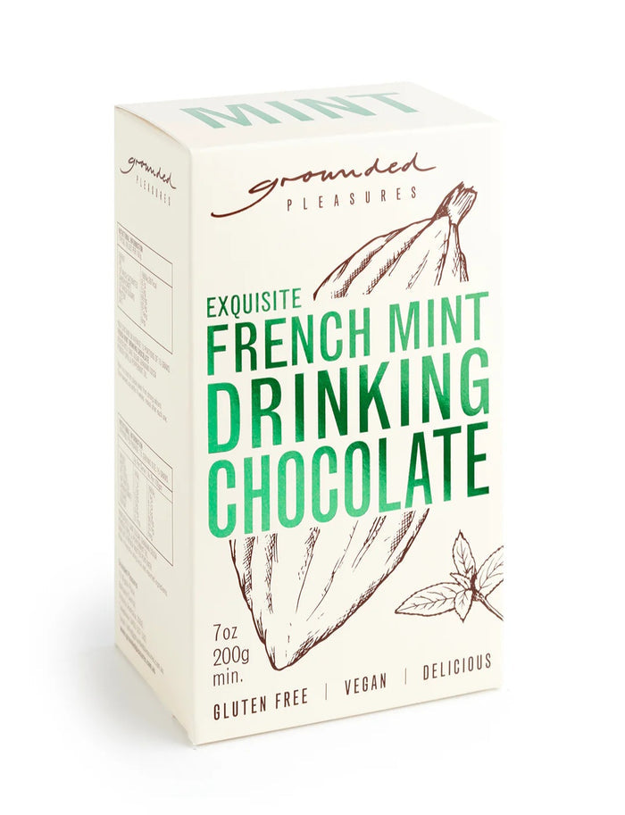 GROUNDED PLEASURES - French Mint Drinking Chocolate - 50g