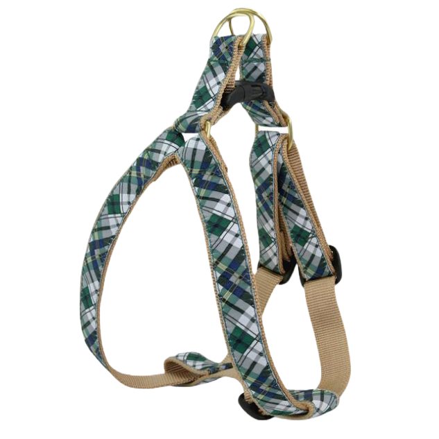 GORDON-PLAID-DOG-HARNESS