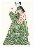 Incognito by M Studio on GIANT ART - pink illustration