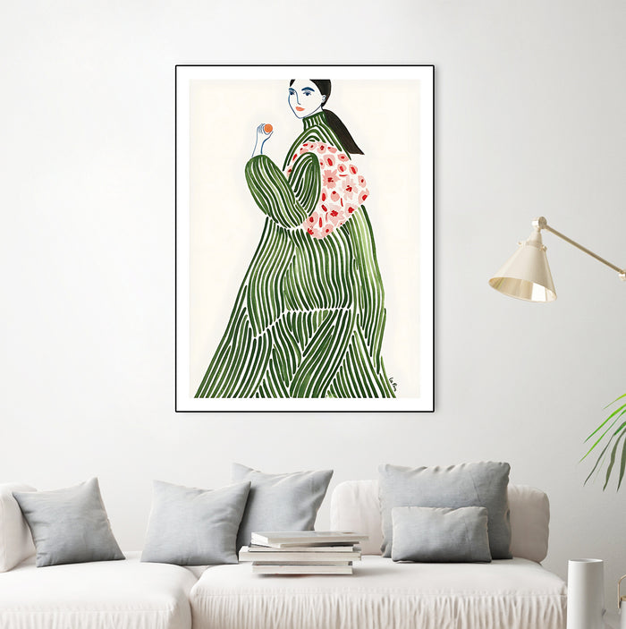 Incognito by M Studio on GIANT ART - pink illustration