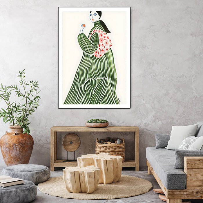 Incognito by M Studio on GIANT ART - pink illustration