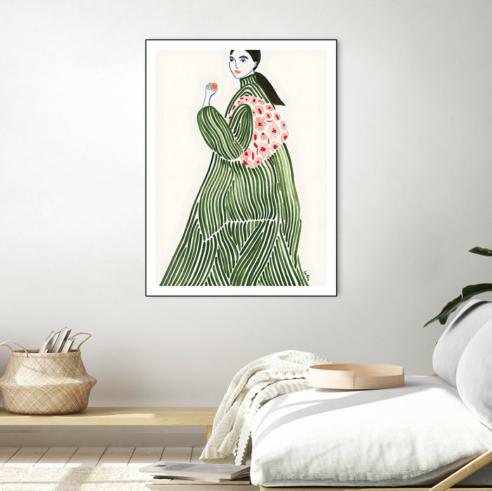 Incognito by M Studio on GIANT ART - pink illustration