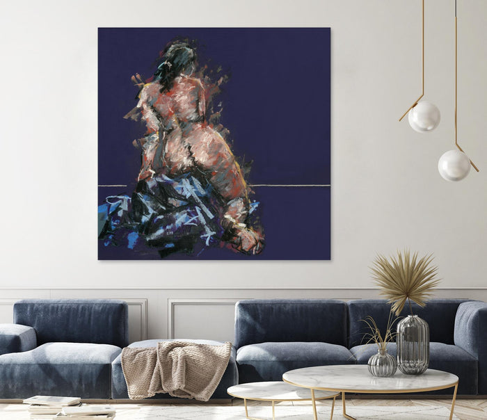 Istel by Jacques Clement on GIANT ART - pink figurative artistes du québec