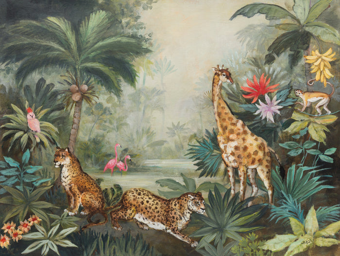 Jungle Life by Julia Purinton on GIANT ART - multi botanical floral