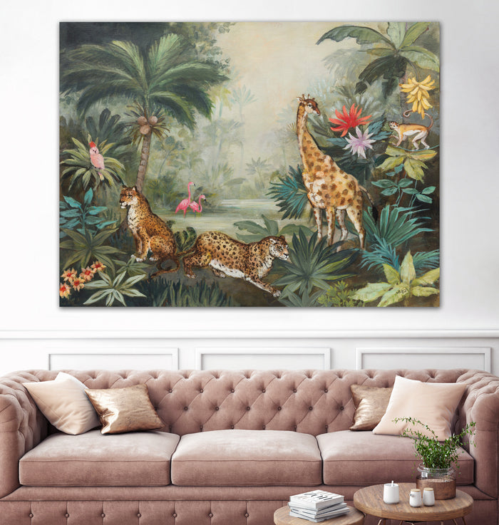 Jungle Life by Julia Purinton on GIANT ART - multi botanical floral