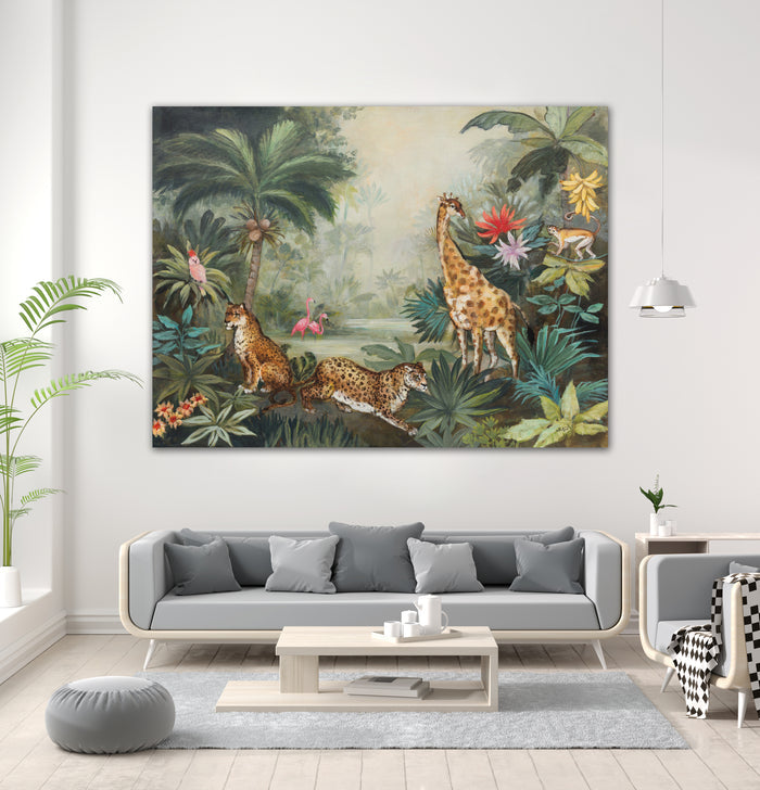 Jungle Life by Julia Purinton on GIANT ART - multi botanical floral