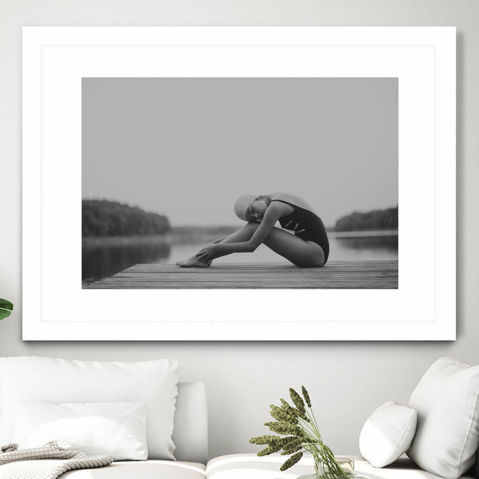 Matted and Framed White / 32 x 24 inches