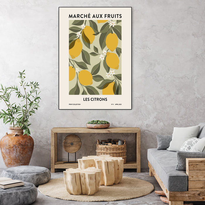 Les agrumes by M Studio on GIANT ART - green illustration lemon