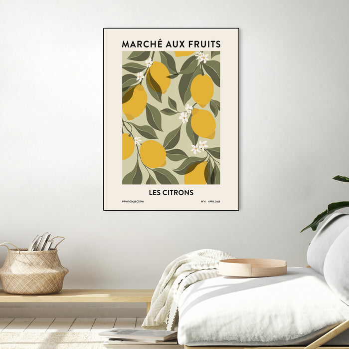 Les agrumes by M Studio on GIANT ART - green illustration lemon