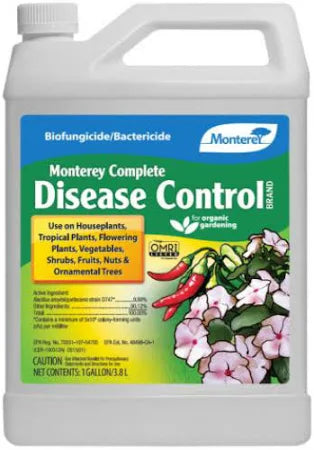Monterey® Complete Disease Control Brand, Biofungicide/Bactericide, Concentrate Gallon