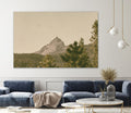 Mountainous II by Nathan Larson on GIANT ART - brown