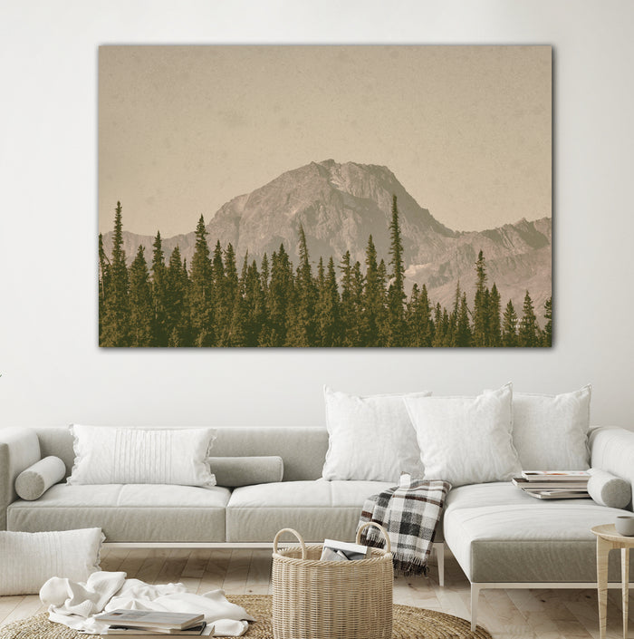 Mountainous IV by Nathan Larson on GIANT ART - brown
