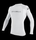 ONEILL BASIC WHITE L/S CREW MEN'S LYCRA 3342 Rashguard