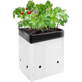 Plastic Nursery Bags White/ Black 100Pk, 1/2 Gal