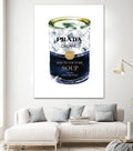 Prada Soup by Mercedes Lopez Charro on GIANT ART - gold watercolor warhol