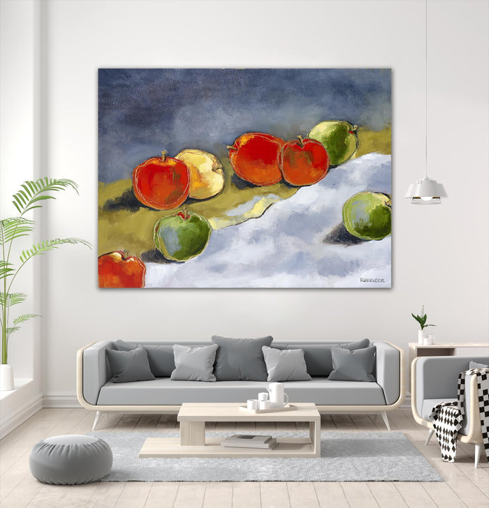 Random Apples by Bram Rubinger on GIANT ART - red still life quebec artists