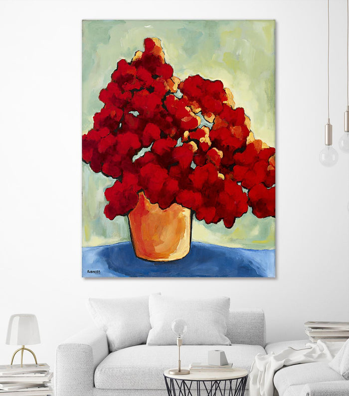 Red Blake by Bram Rubinger on GIANT ART - red flowers bouquet